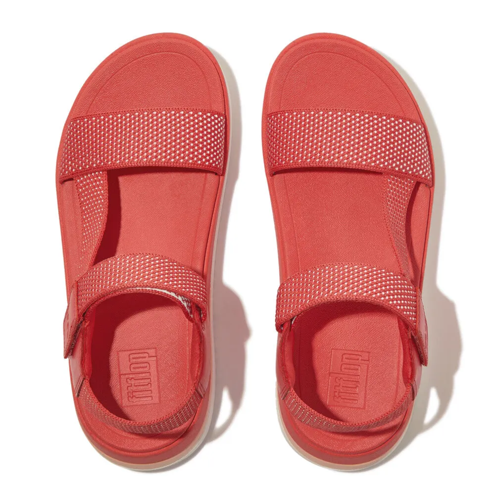 รองเท้าแตะแบบรัดส้น ผู้หญิง รุ่น SURFF TWO-TONE SPORTS-WEBBING/LEATHER BACK-STRAP SANDALS