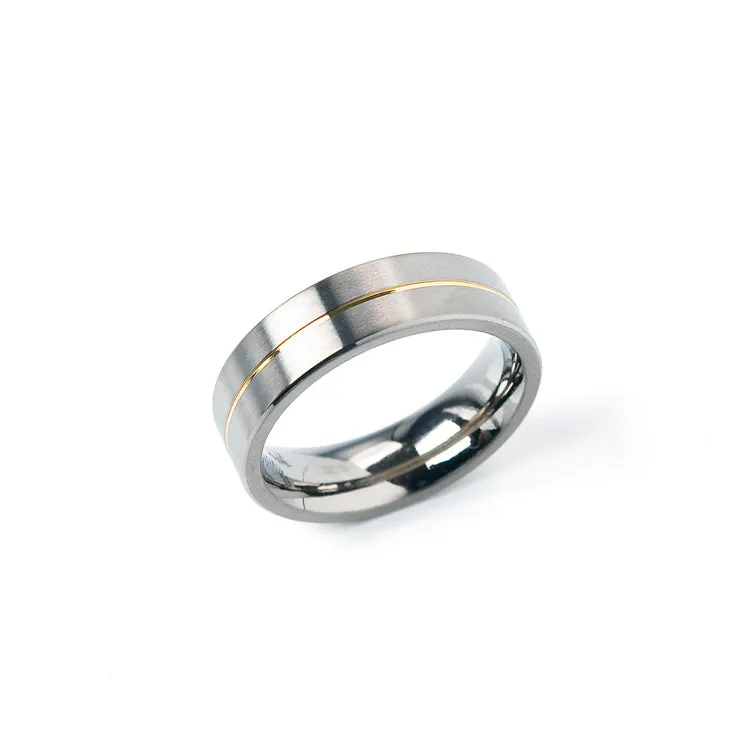 0101-21 Boccia Titanium Ring