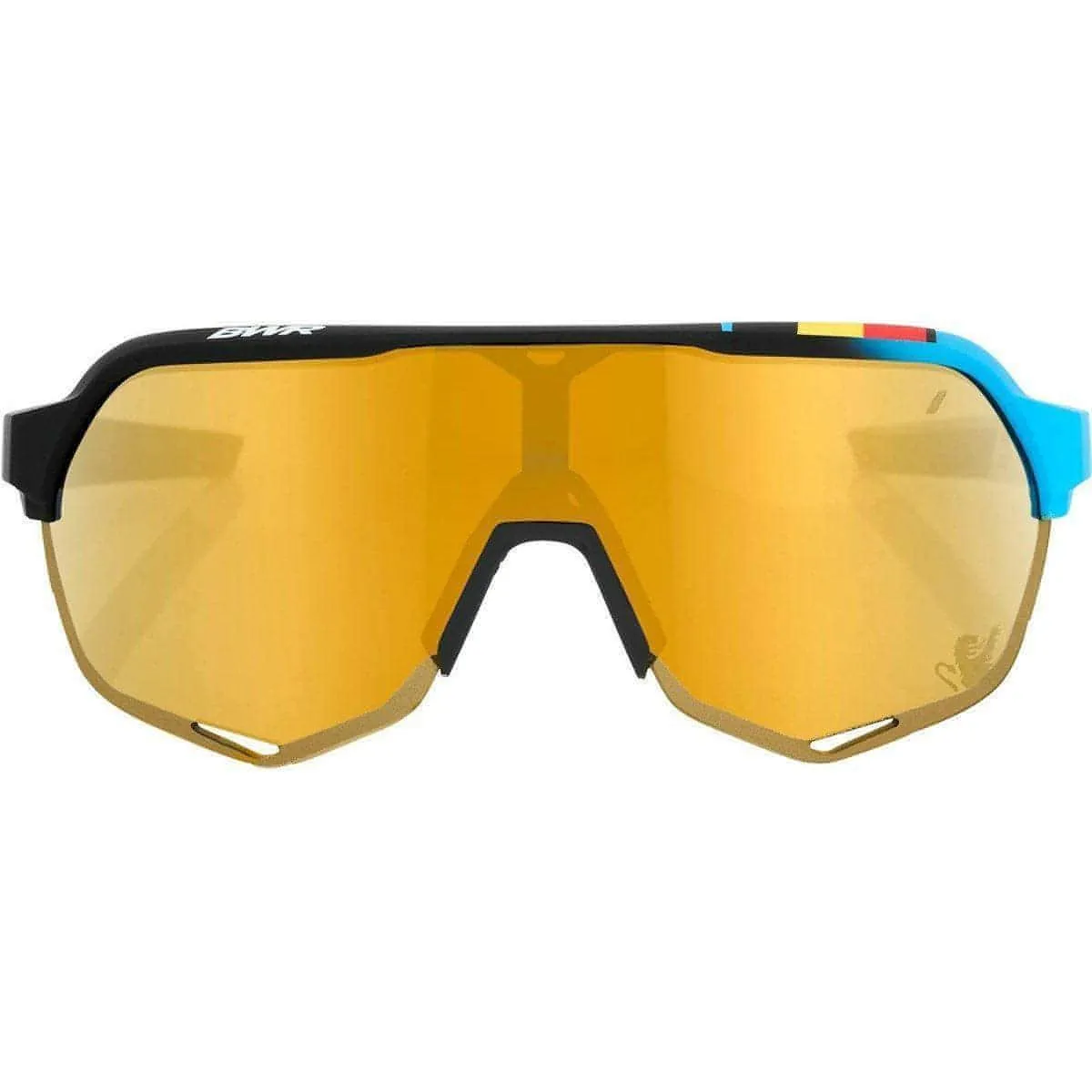 100% S2 Cycling Sunglasses - BWR Black