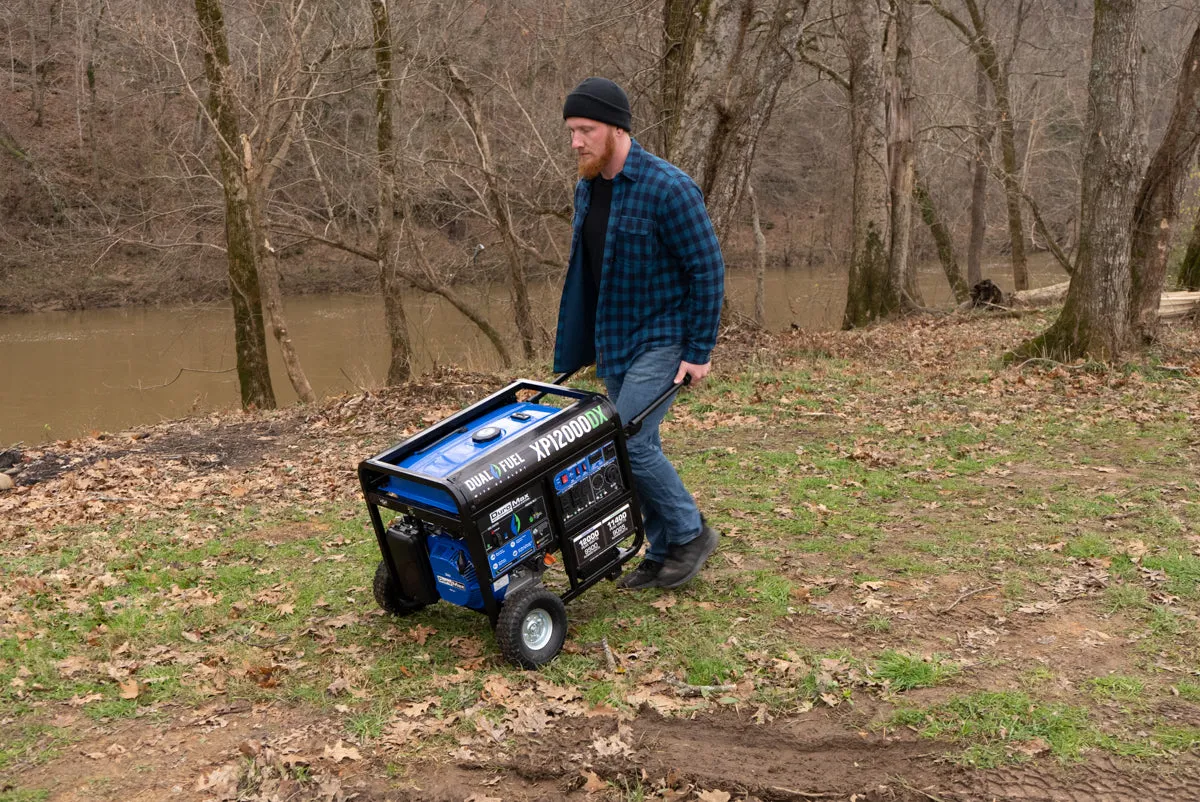 12,000 Watt Dual Fuel Portable Generator w/ CO Alert