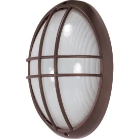 13 In. Outdoor Bulkhead Light Bronze finish