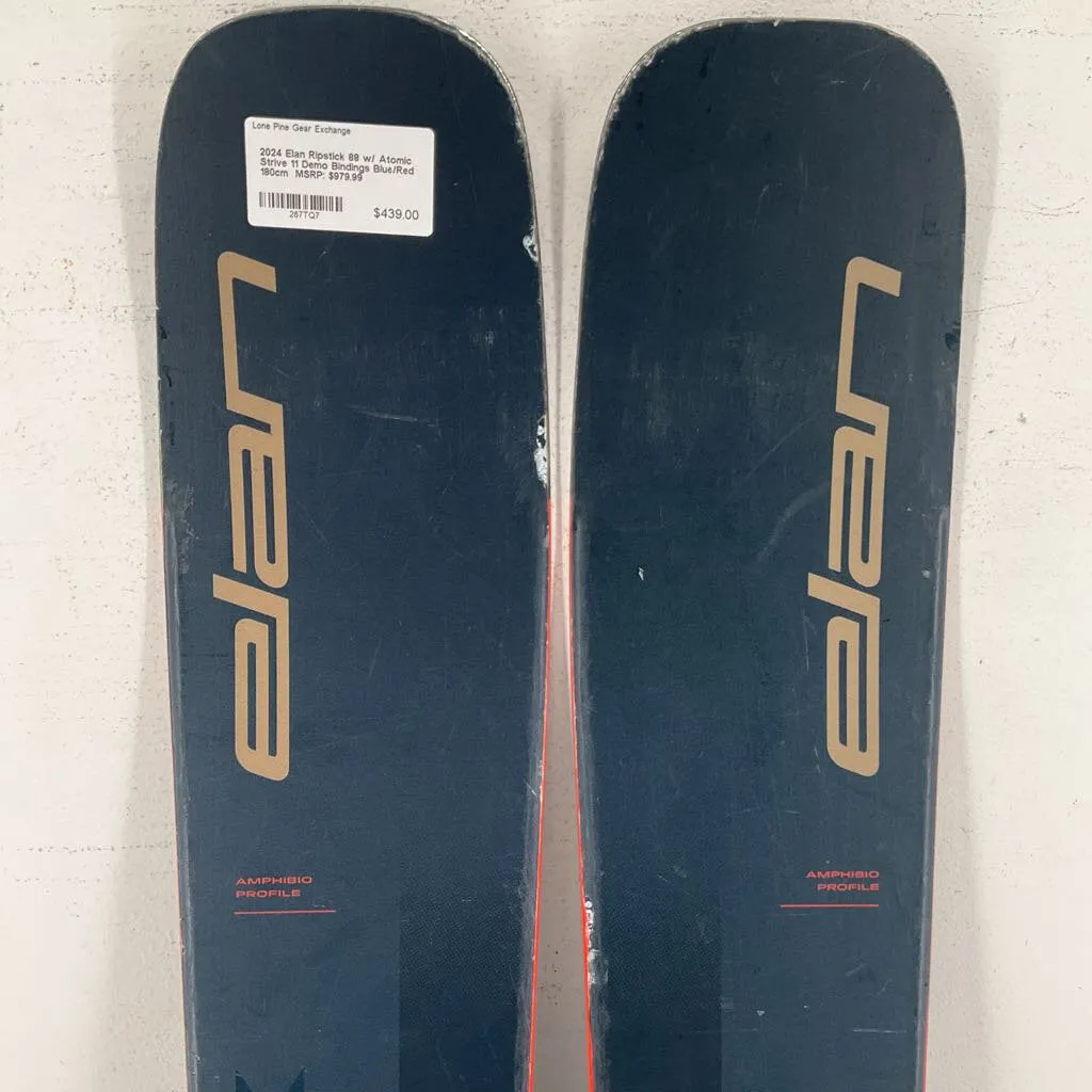 2024 Elan Ripstick 88 w/ Atomic Strive 11 Demo Bindings