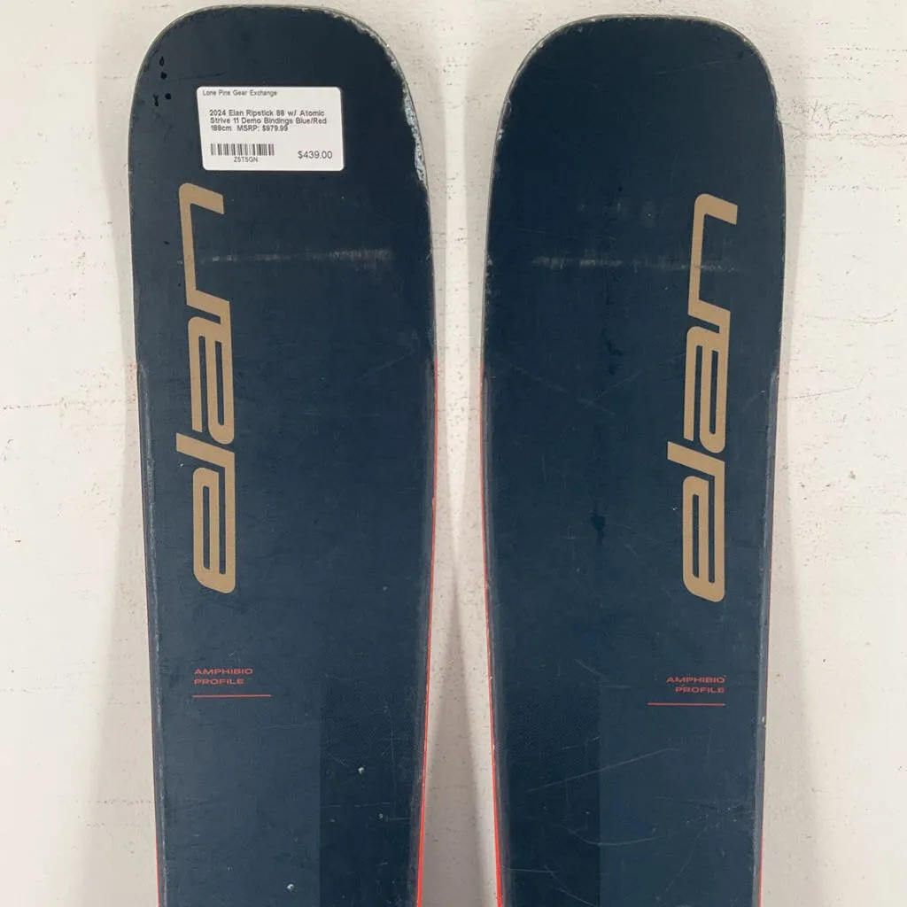 2024 Elan Ripstick 88 w/ Atomic Strive 11 Demo Bindings