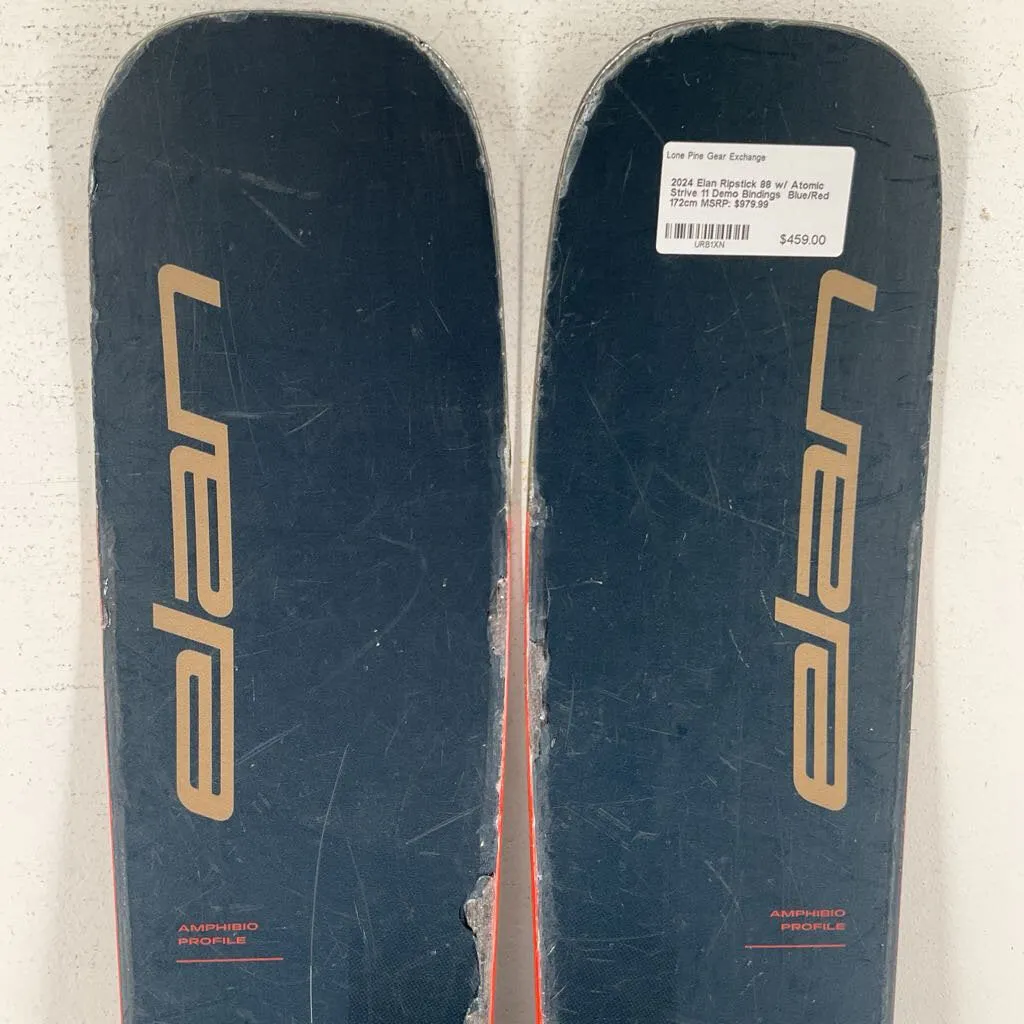 2024 Elan Ripstick 88 w/ Atomic Strive 11 Demo Bindings