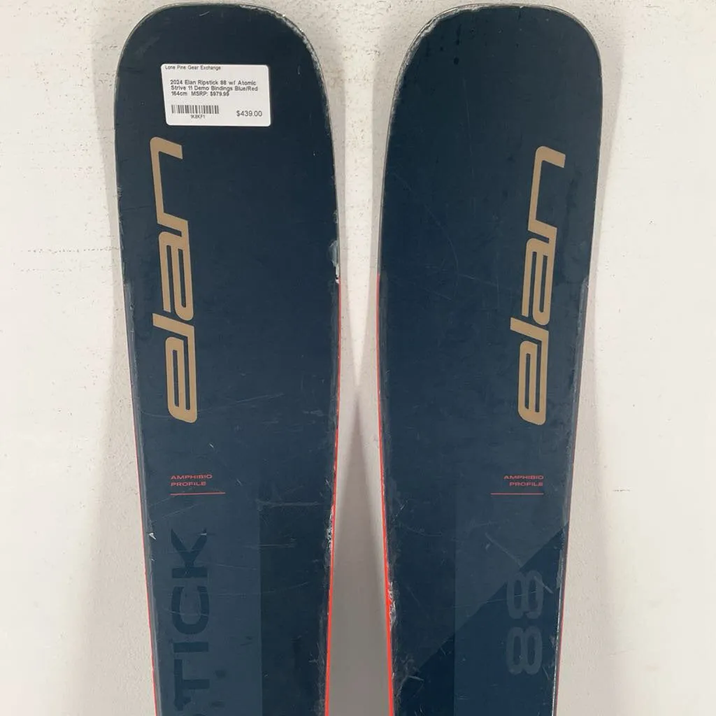 2024 Elan Ripstick 88 w/ Atomic Strive 11 Demo Bindings