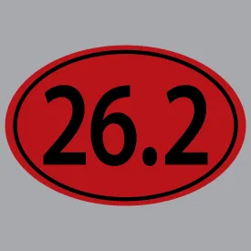 26.2 Oval Sticker