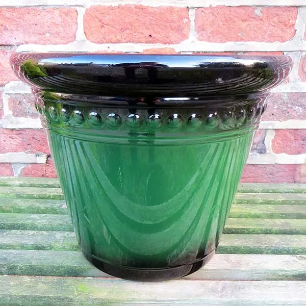 33.5cm Iberian Planter British Racing Green Plant Pot