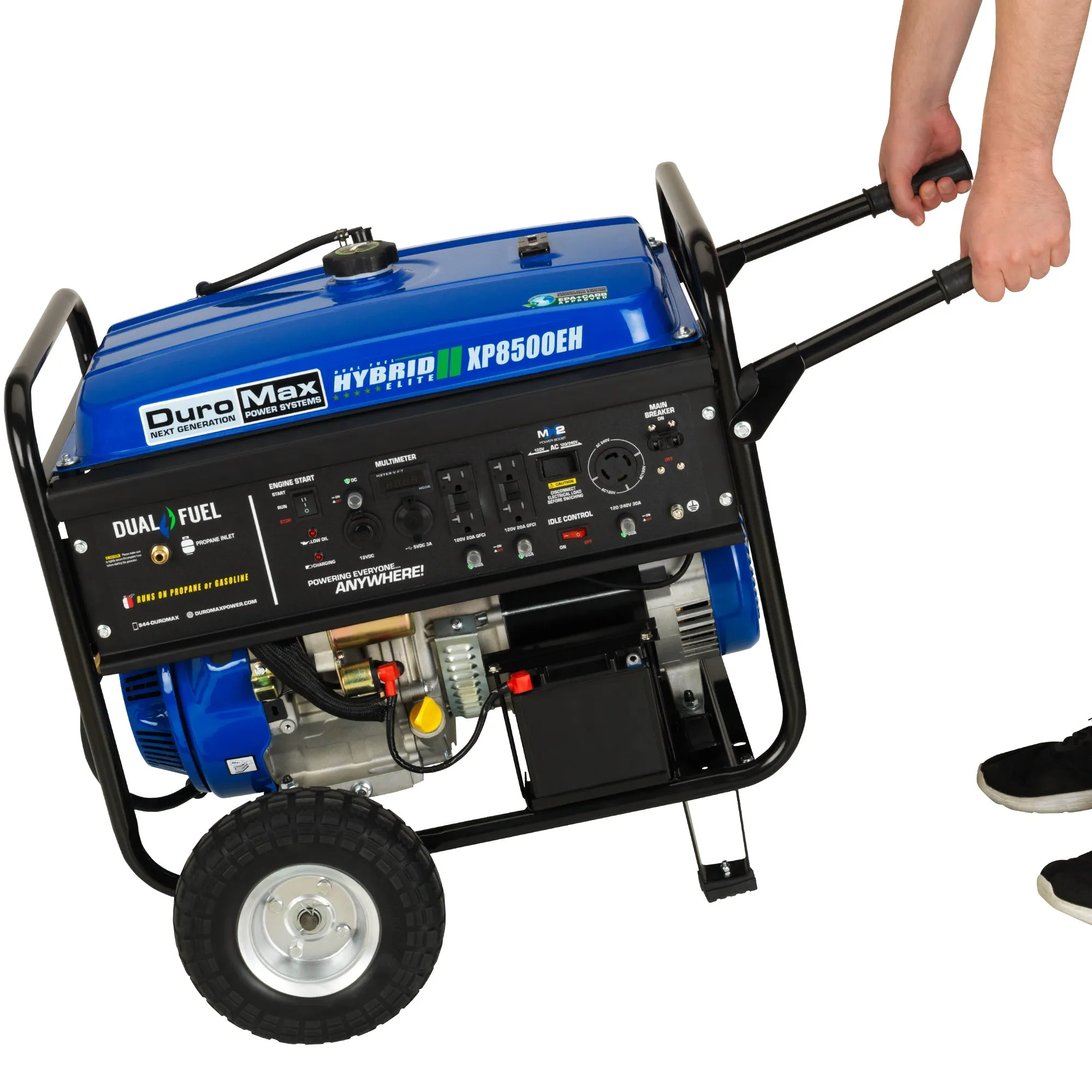 8,500 Watt Dual Fuel Portable Generator