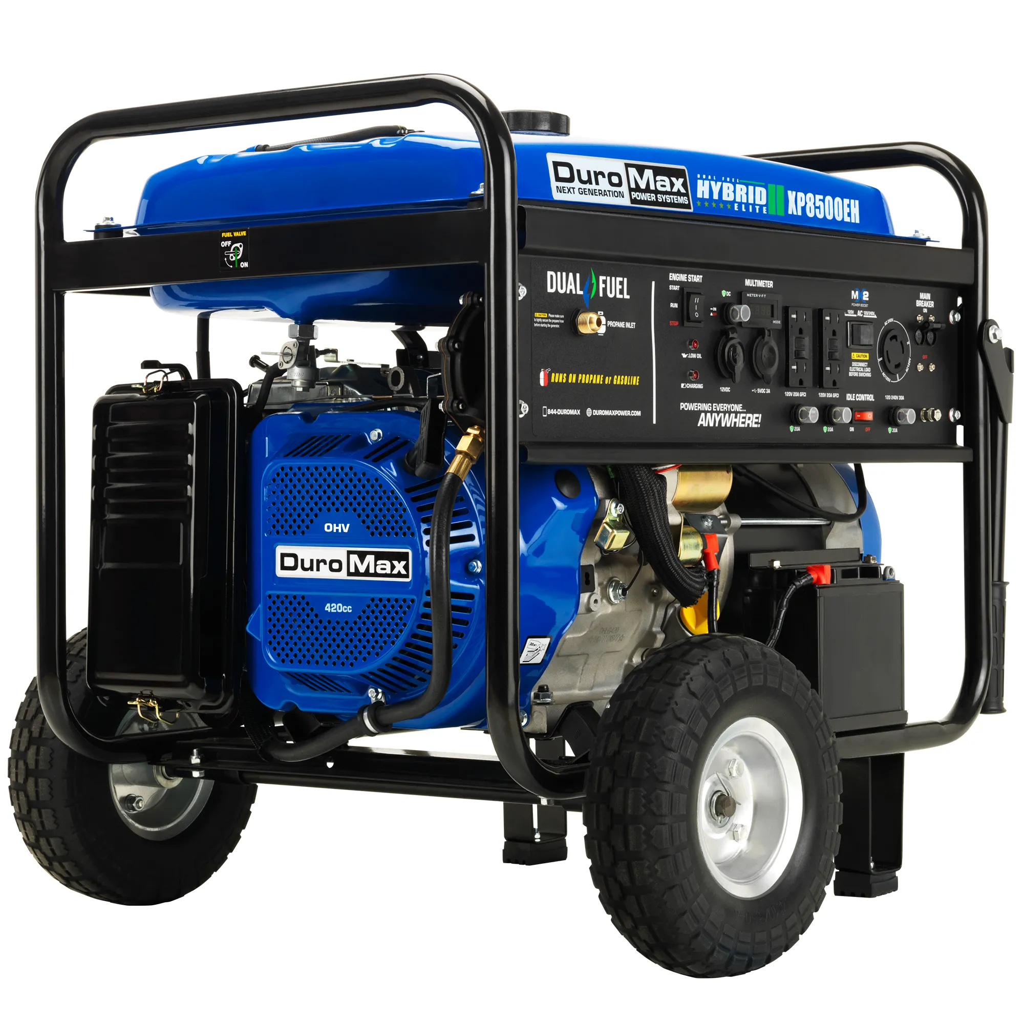 8,500 Watt Dual Fuel Portable Generator