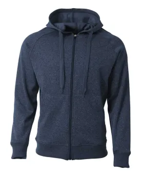 A4 N4001 Agility Tech Fleece Hoodie - Navy Heather