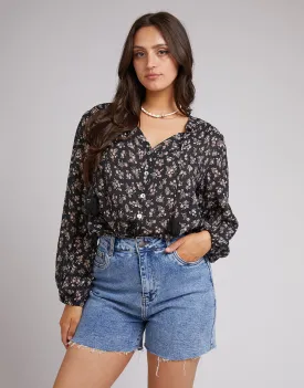 All About Eve Maya Floral Shirt Black