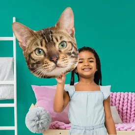 Animals: Bengal Cat Foam Core Cutout - Big Head