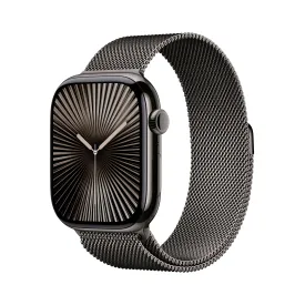 Apple Watch Series 10 GPS   Cellular 46mm Slate Titanium Case with Slate Milanese Loop - M/L