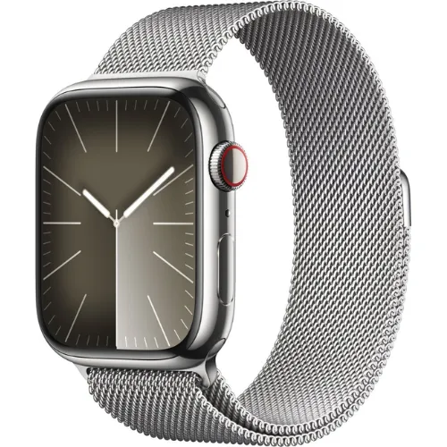 Apple Watch Series 9 45MM (GPS   Cellular) - Silver Stainless Steel