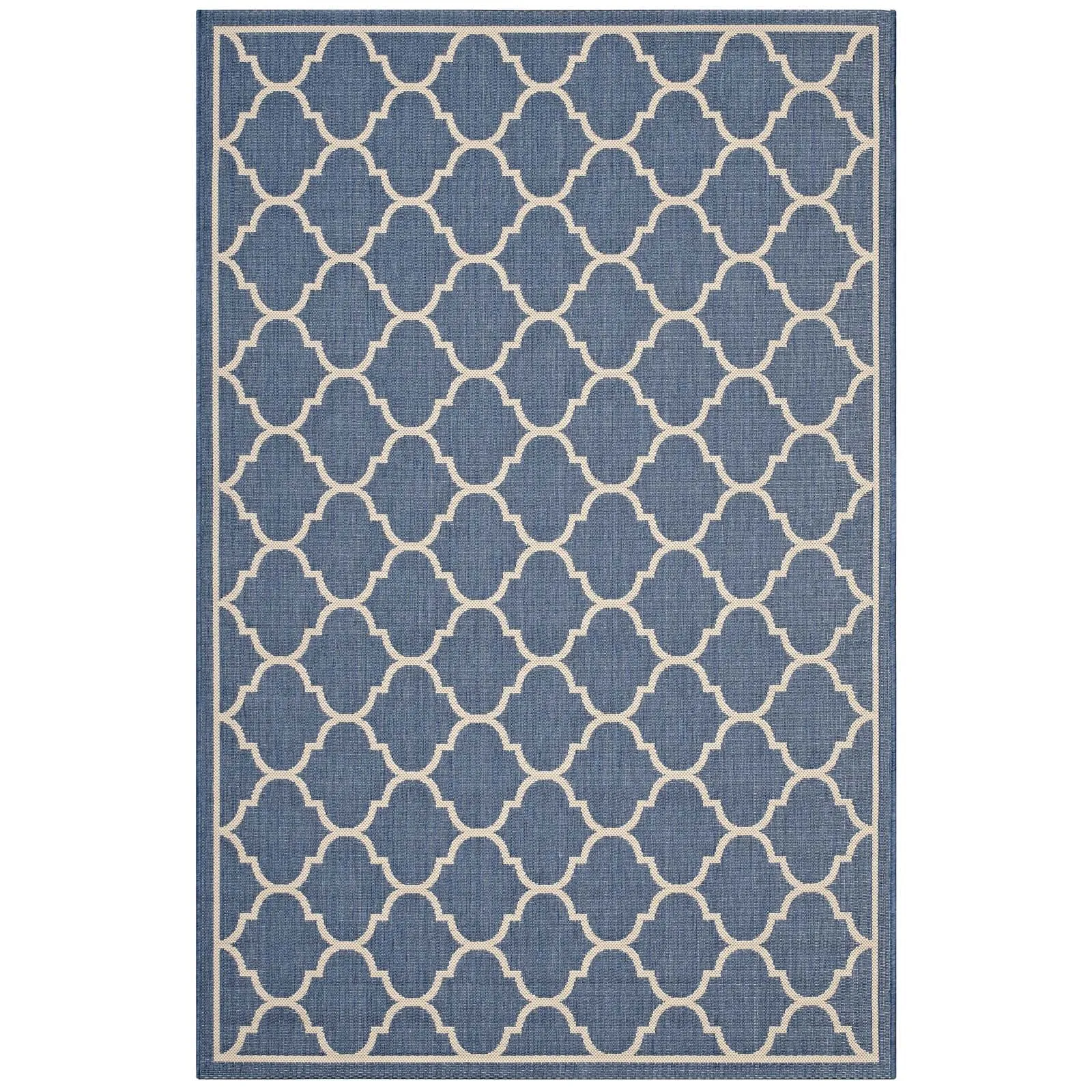 Avena Moroccan Quatrefoil Trellis Indoor and Outdoor Area Rug