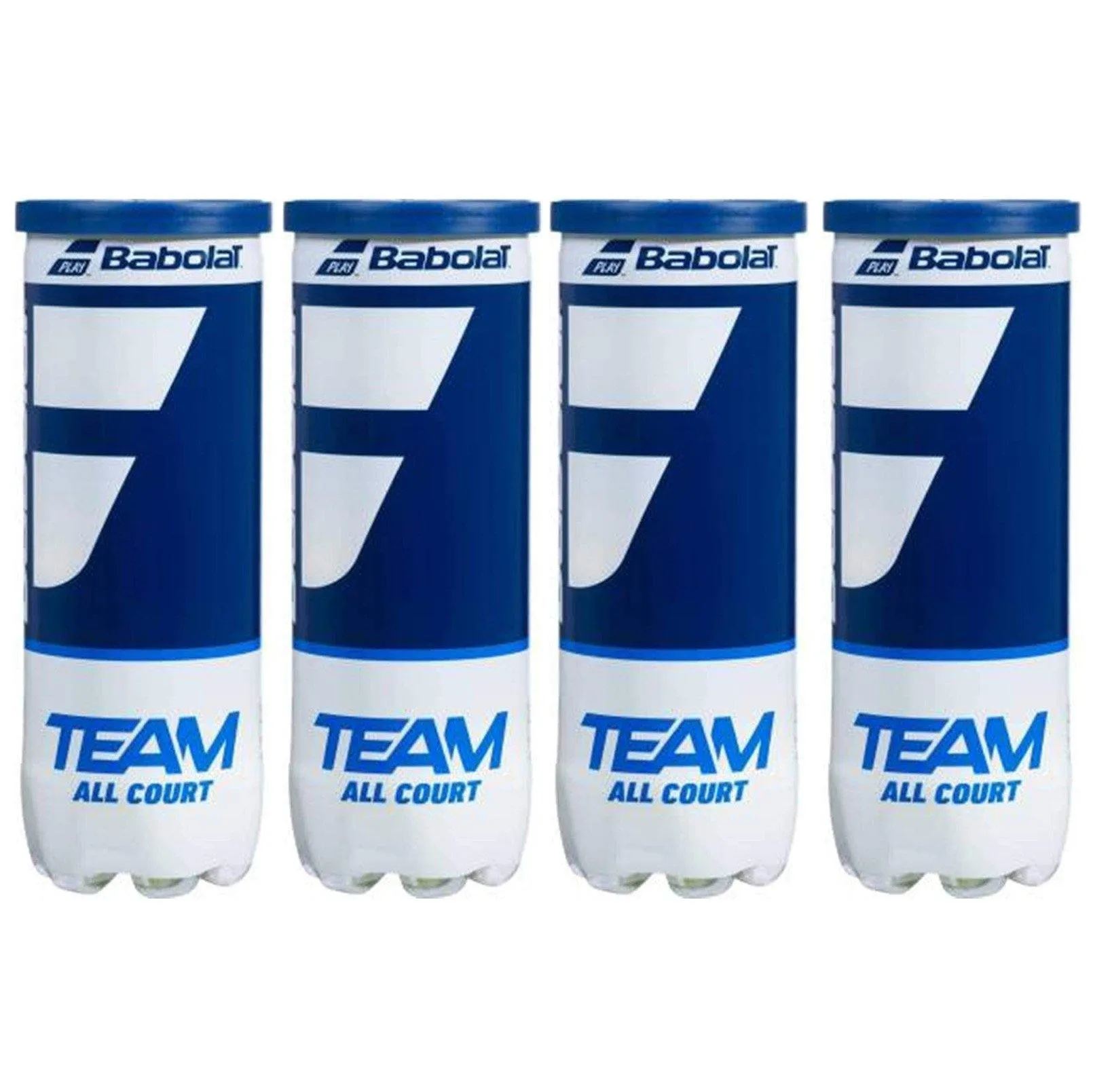 Babolat Team All Court Tennis Balls Dozen (4 Cans)