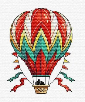 Balloon M-353 / SM-353 Counted Cross-Stitch Kit