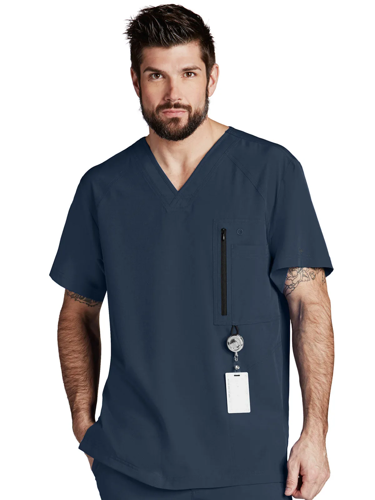 Barco One - Men's V-Neck Amplify Scrub Top