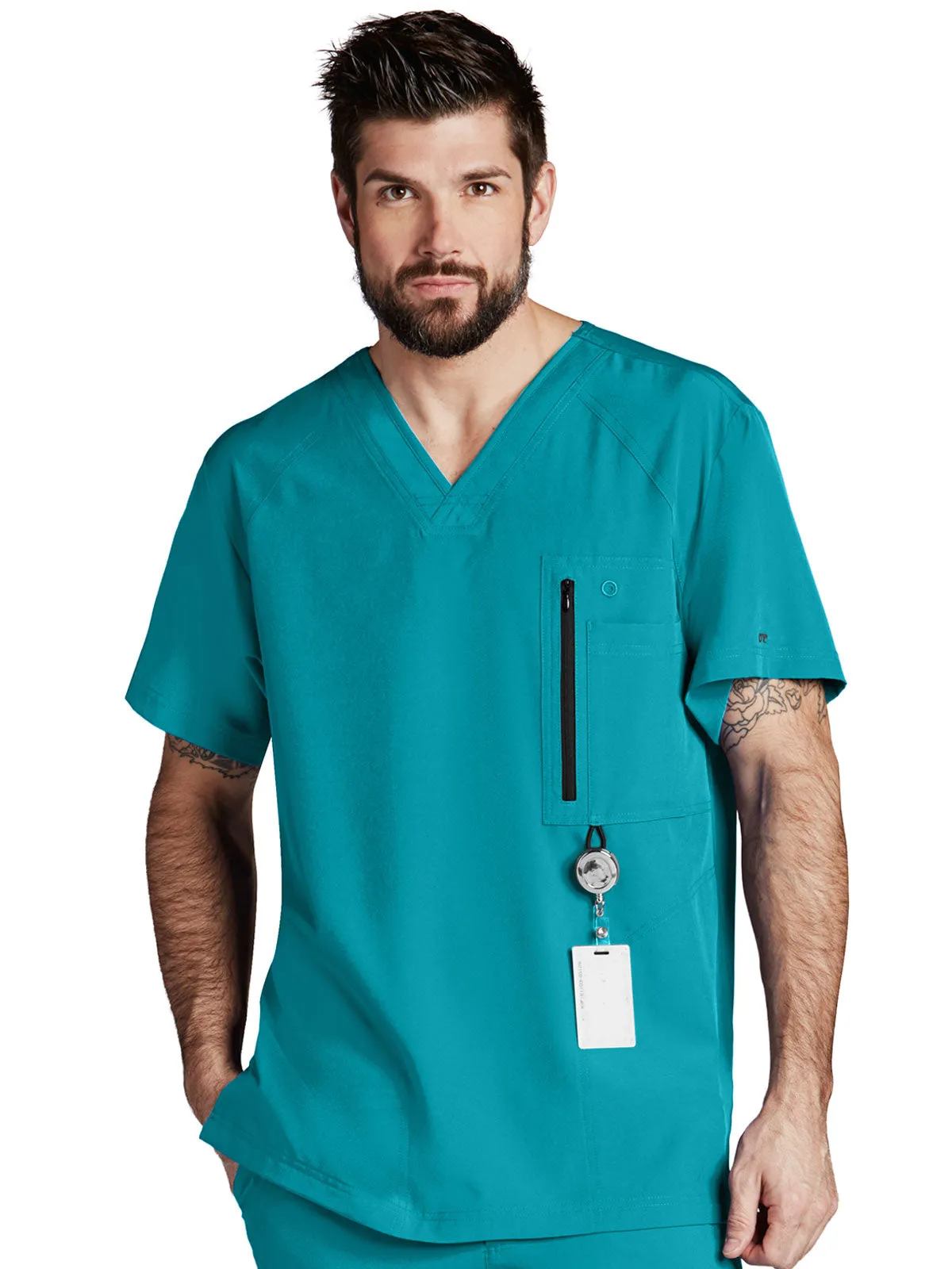 Barco One - Men's V-Neck Amplify Scrub Top