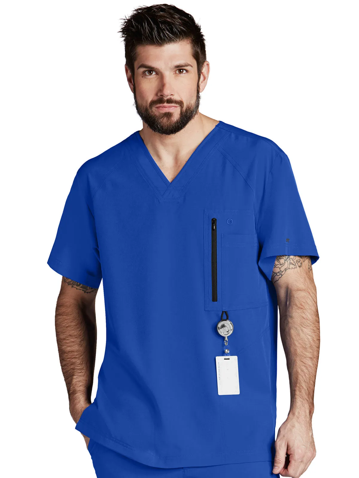 Barco One - Men's V-Neck Amplify Scrub Top