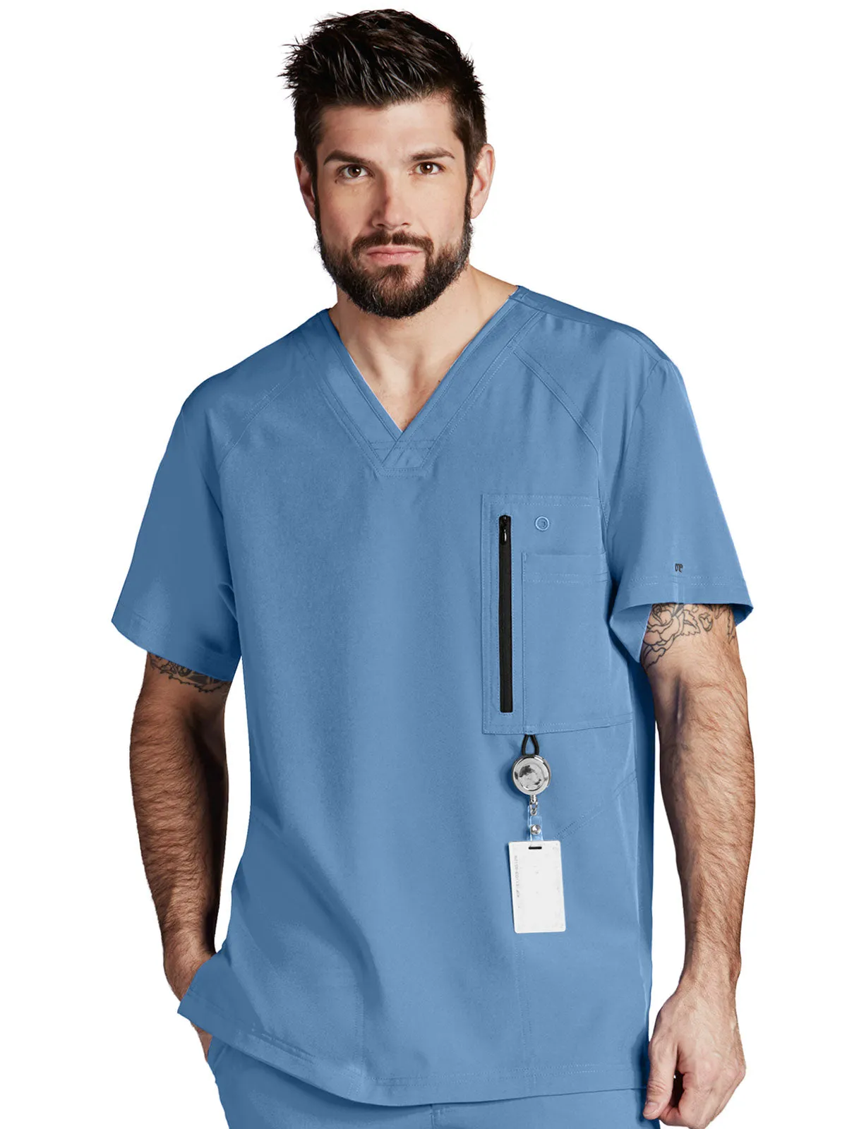 Barco One - Men's V-Neck Amplify Scrub Top