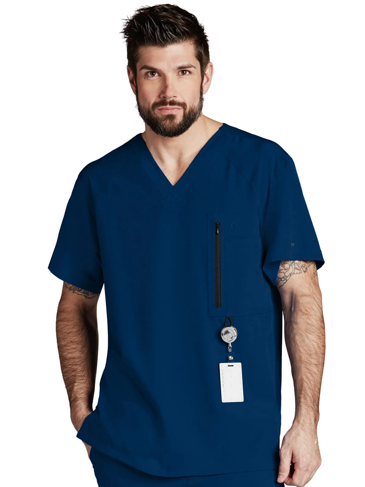 Barco One - Men's V-Neck Amplify Scrub Top