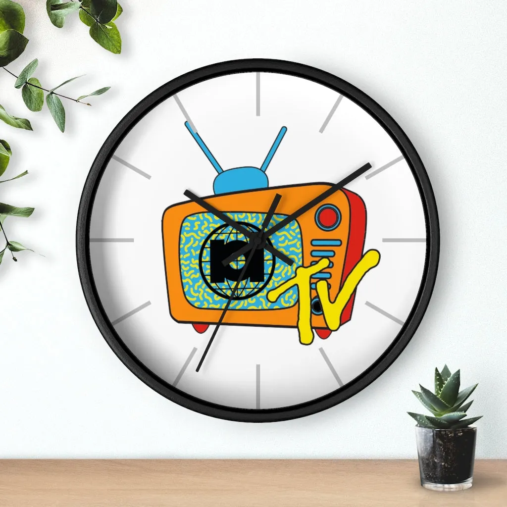 Beat Junkies TV retro Wall clock