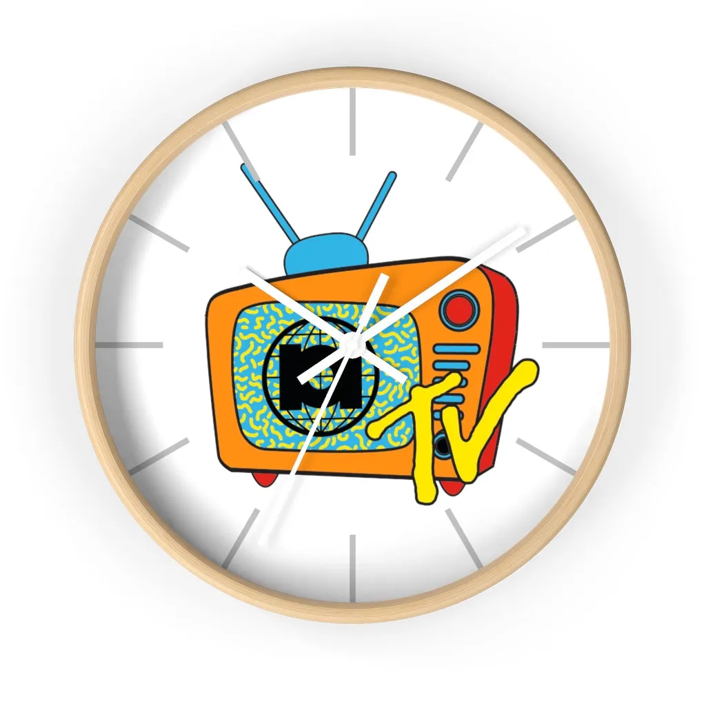 Beat Junkies TV retro Wall clock