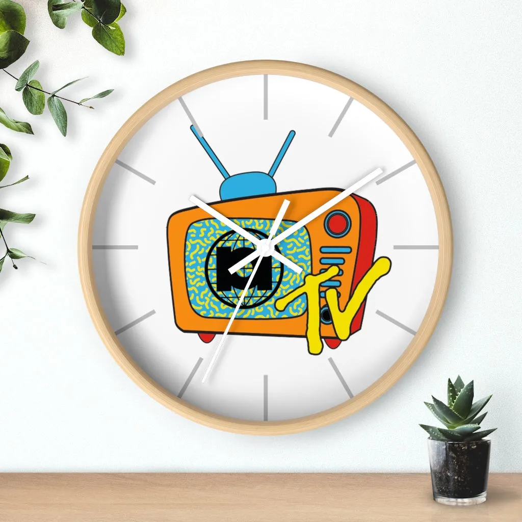 Beat Junkies TV retro Wall clock