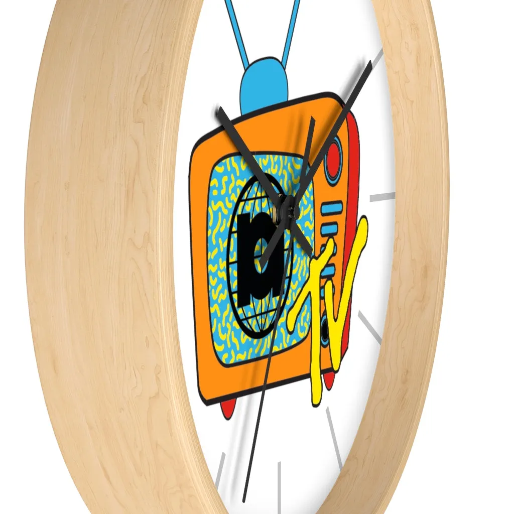 Beat Junkies TV retro Wall clock