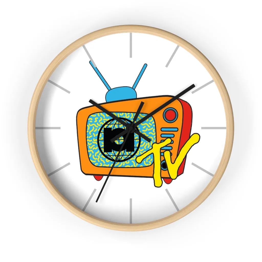 Beat Junkies TV retro Wall clock