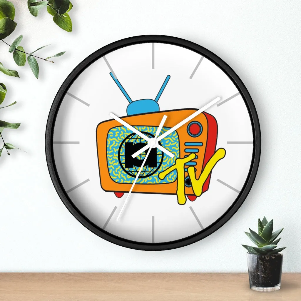 Beat Junkies TV retro Wall clock