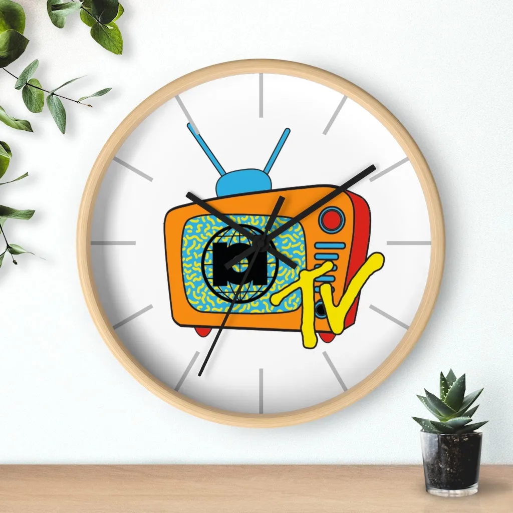 Beat Junkies TV retro Wall clock