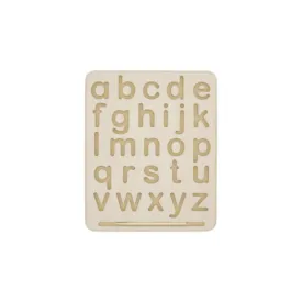 begin again wooden tracing board abc