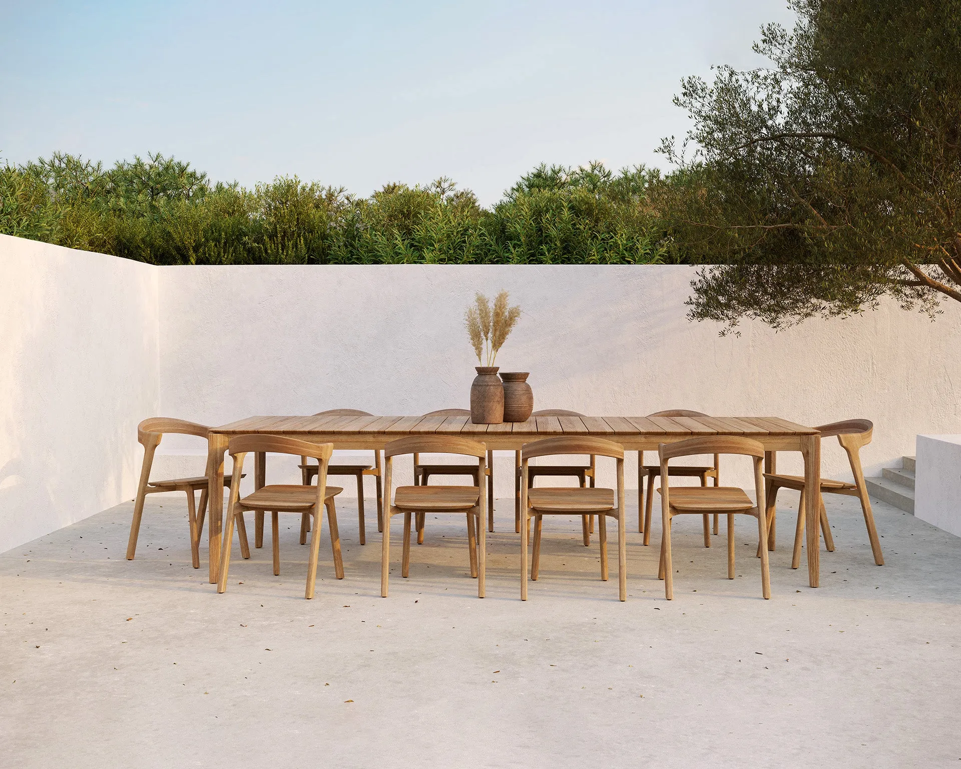 Bok Outdoor Dining Table -Teak 250 cm