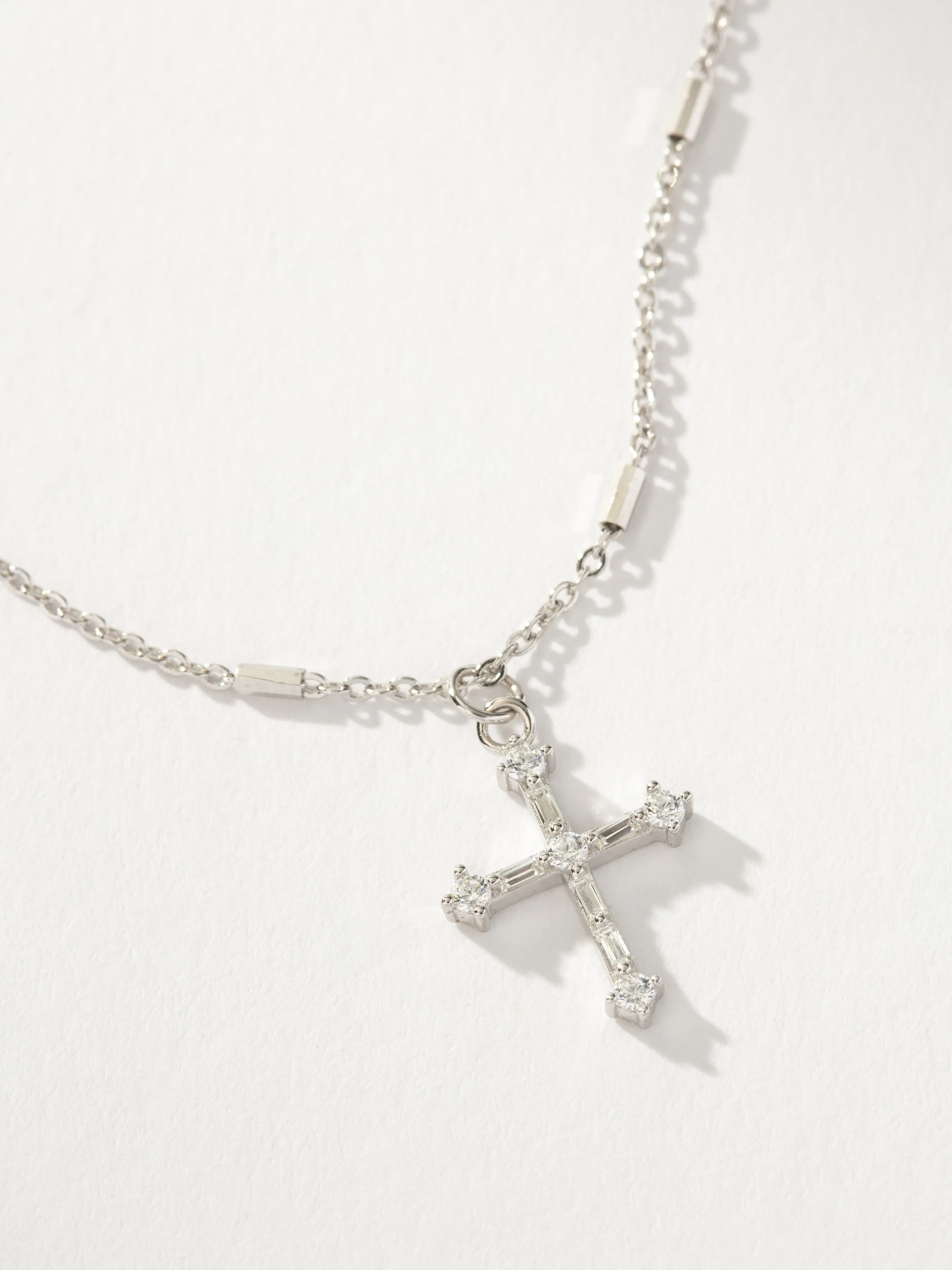 Bold Cross Pendant Necklace