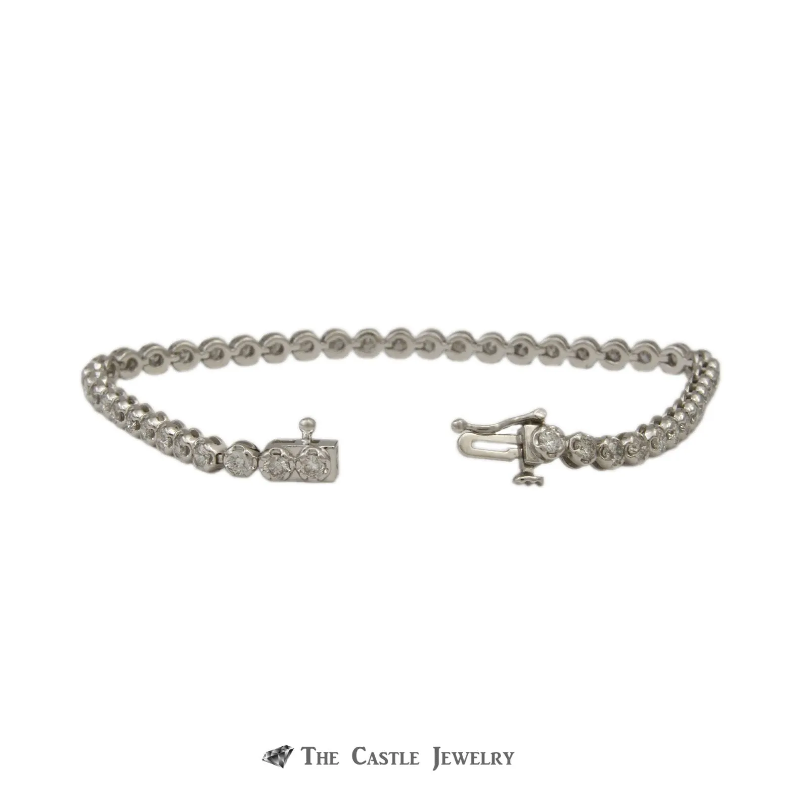 BRAND NEW 3cttw Diamond Tennis Bracelet in White Gold