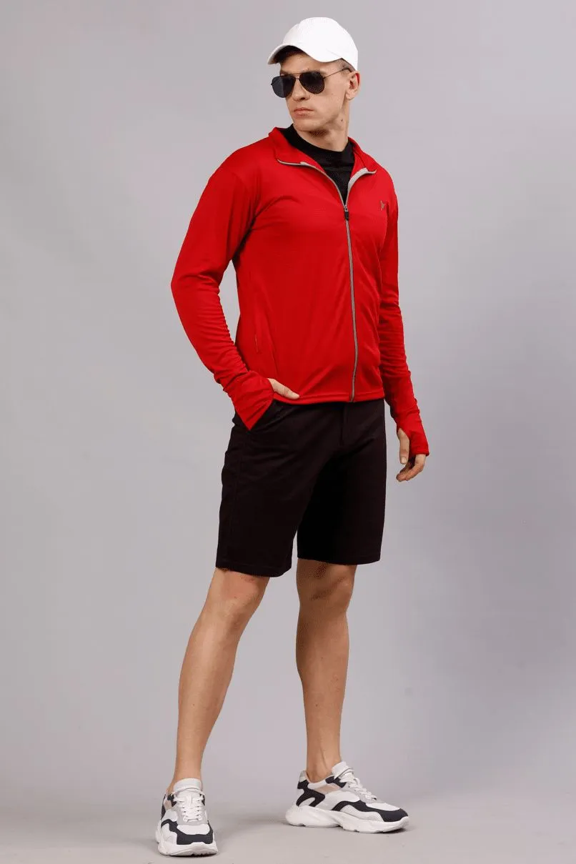 Bright Red - Sunblock Jacket