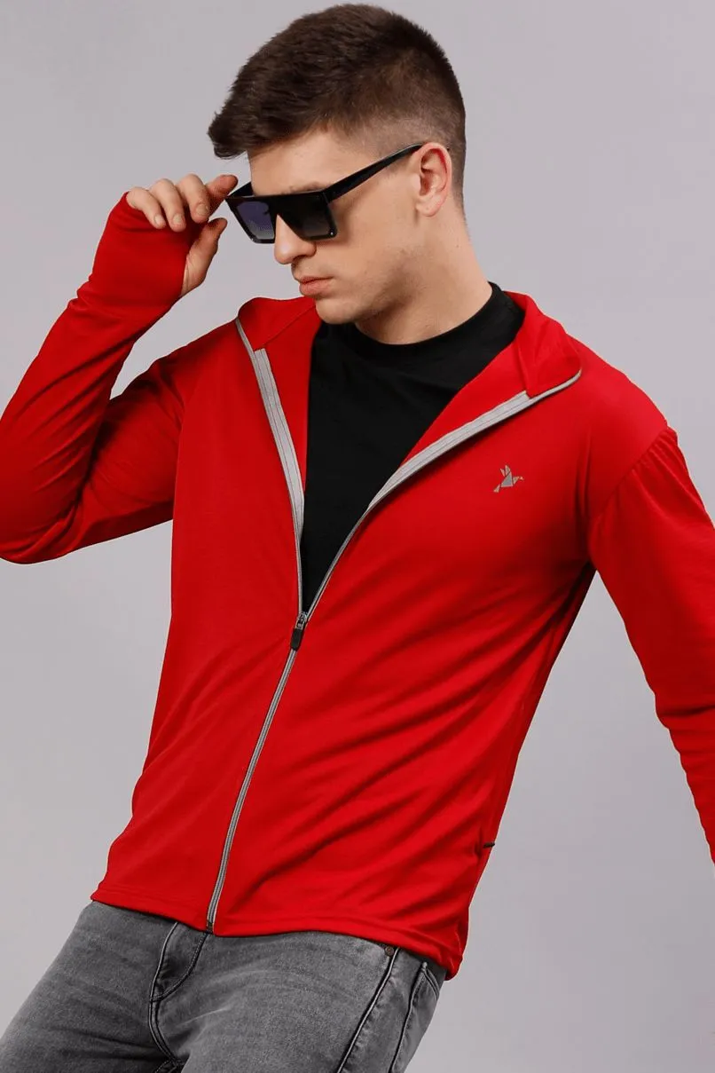 Bright Red - Sunblock Jacket