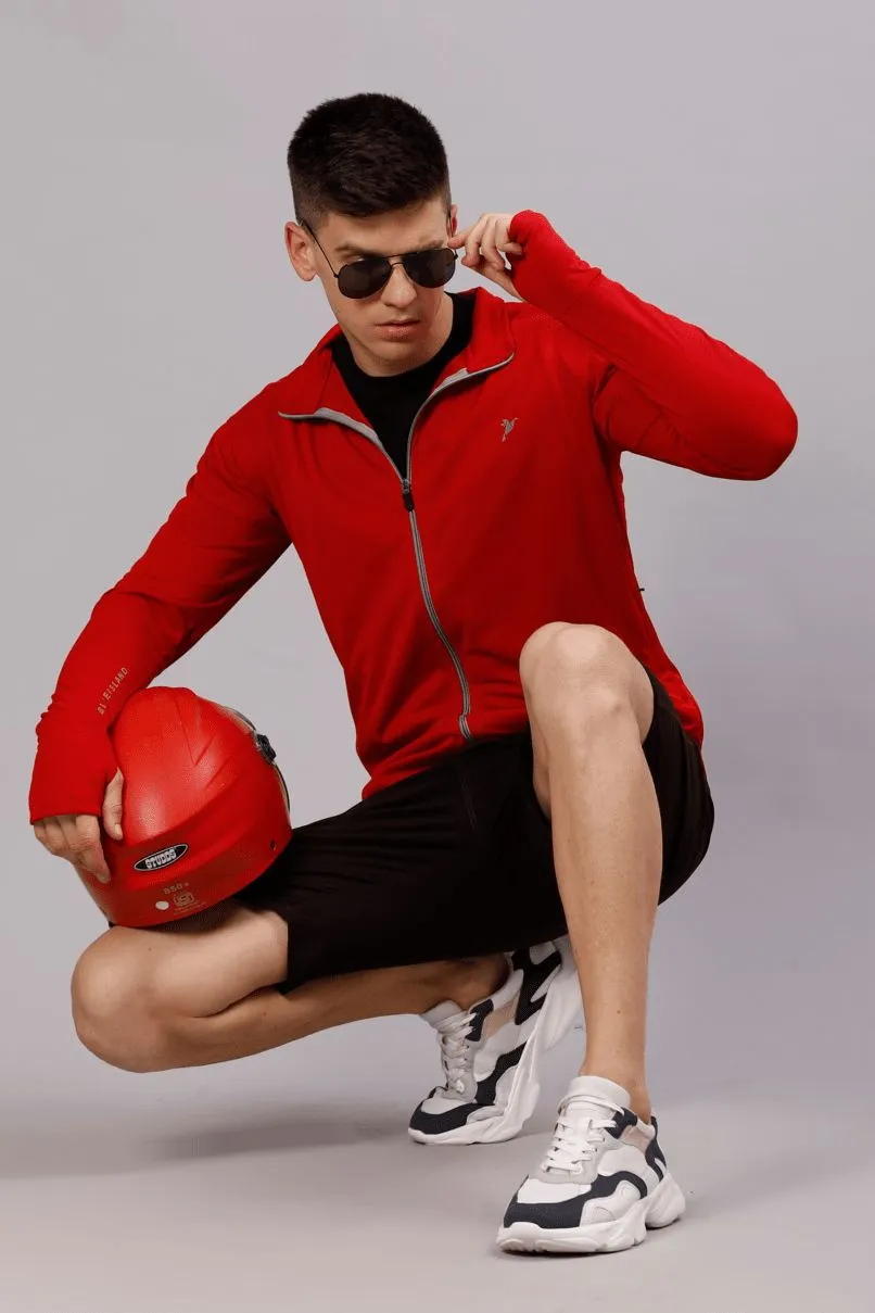 Bright Red - Sunblock Jacket