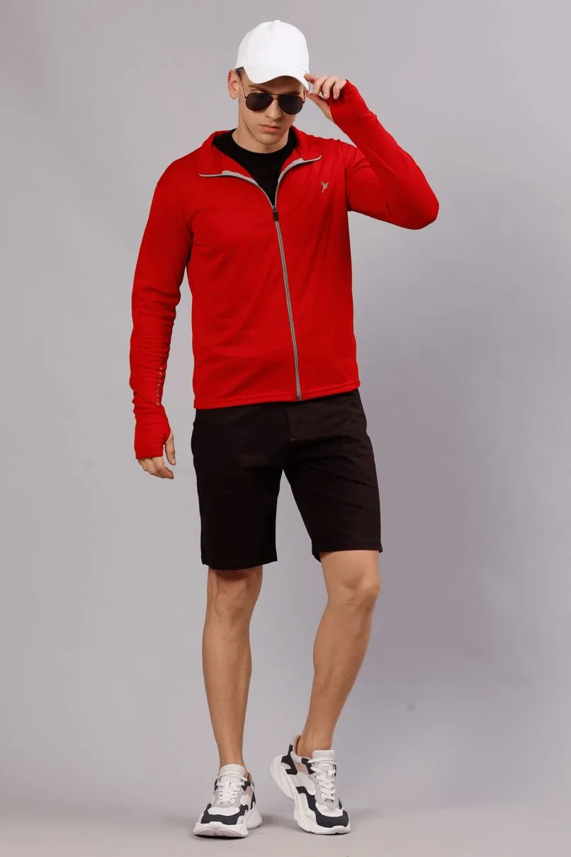 Bright Red - Sunblock Jacket