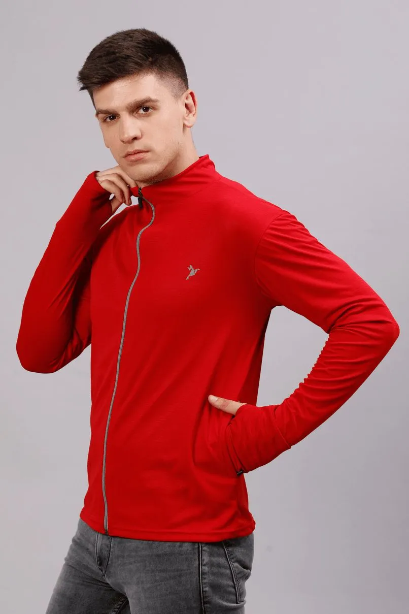 Bright Red - Sunblock Jacket