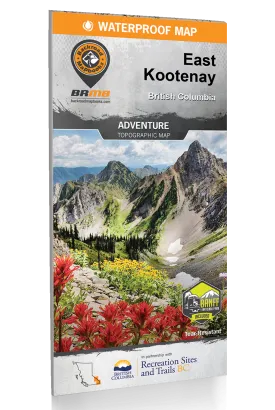 BRMB East Kootenay BC Waterproof Map