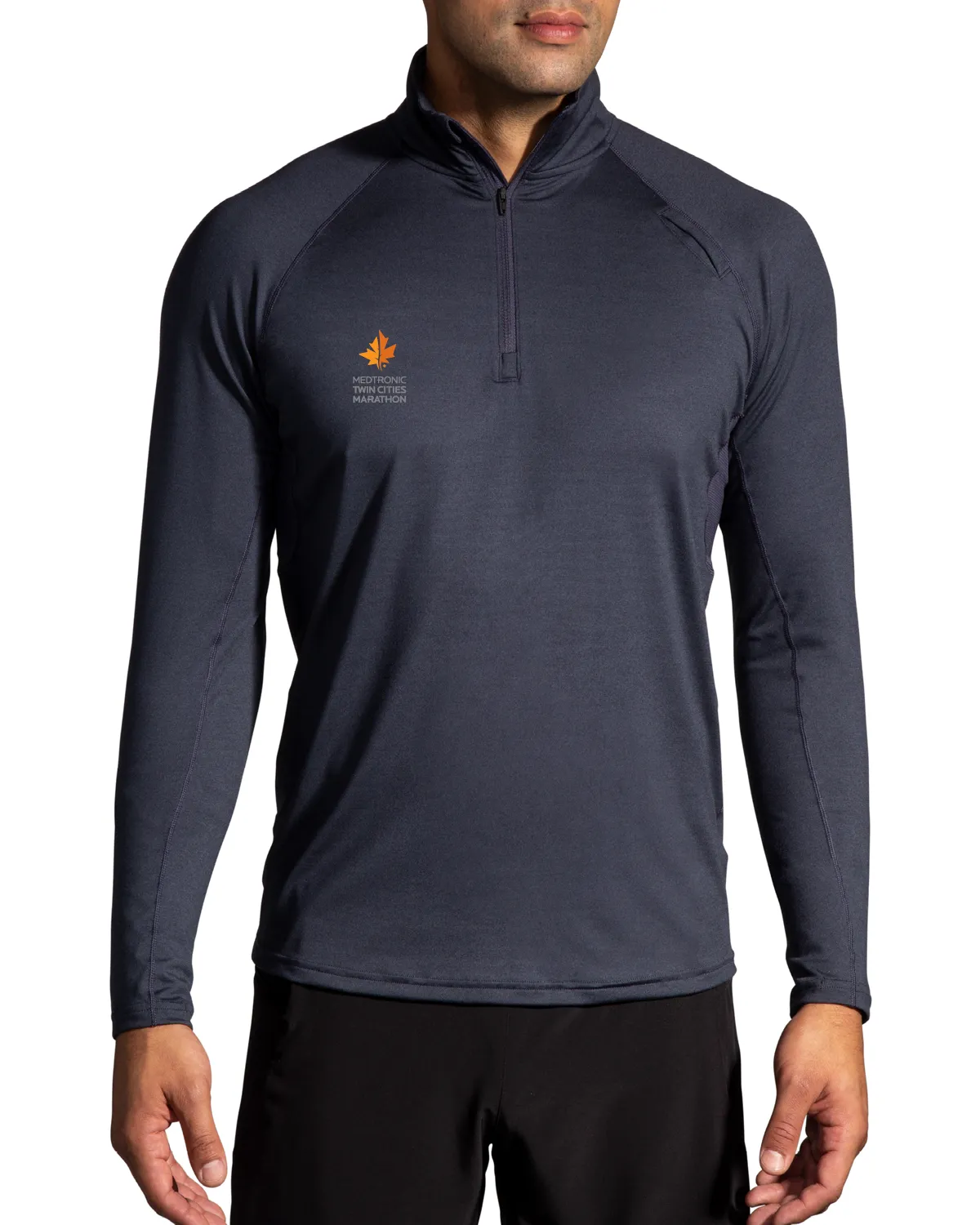 Brooks TCM Dash 1/2 Zip - Concrete (Men's Sizing)