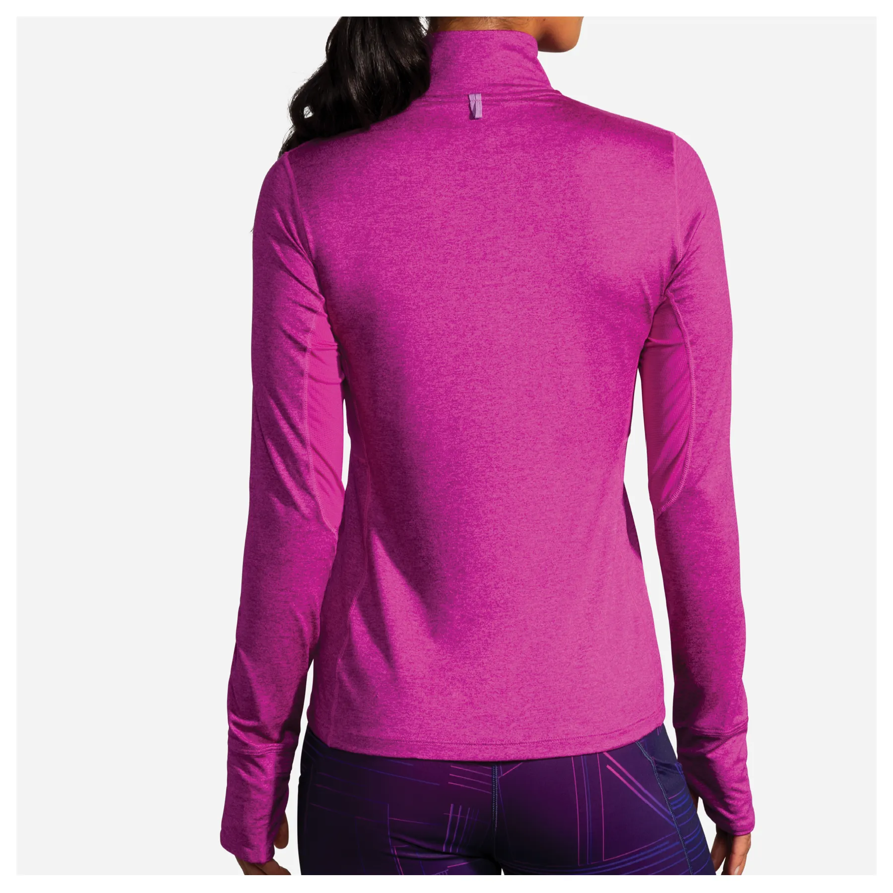 Brooks TCM Dash 1/2 Zip - Heather Magenta (Women's Sizing)