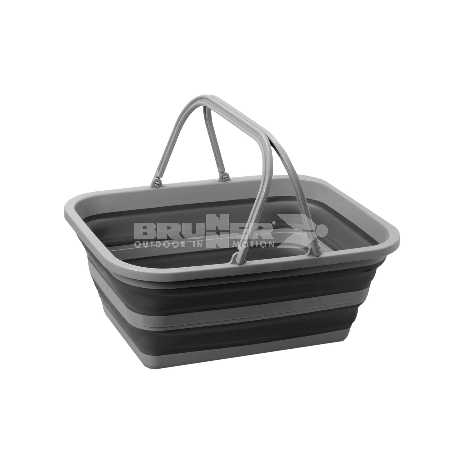 BRUNNER HOLDALL FOLD-AWAY BACINELLA 16L RETTANGOLARE PIEGHEVOLE SILICONE - DISPONIBILE IN 2 COLORI