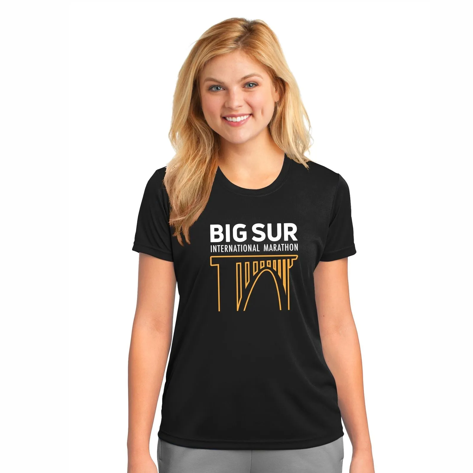 BSIM Women's Tech UPF50 Tee -Black- Bixby