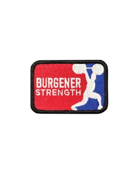 Burgener Strength Lifter Patch: Red