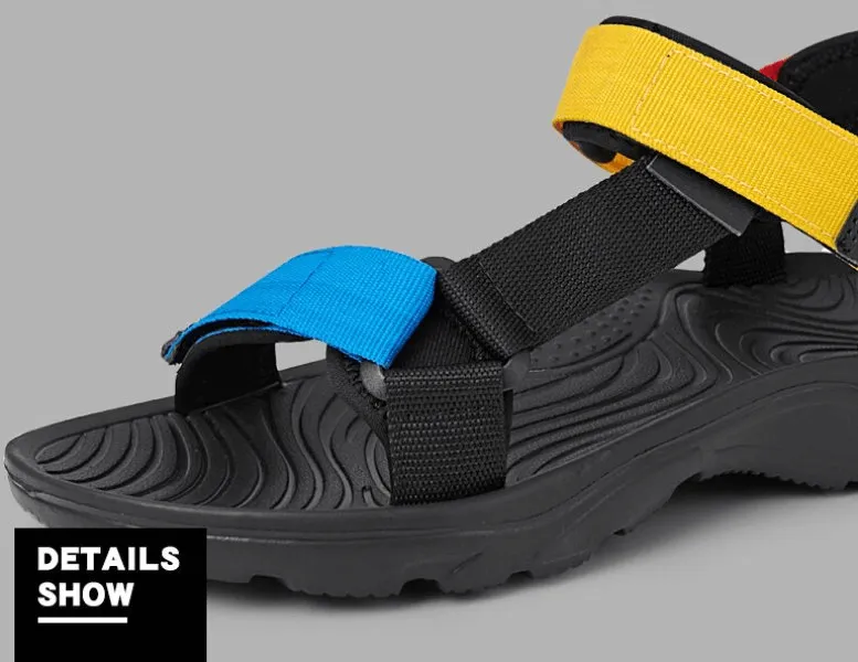 Casual Flexible Sports Men's Sandals with Velcro - SF1549