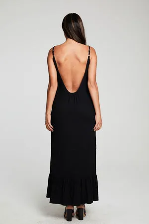 Chaser Heirloom Woven Tiered Low Back Maxi Sundress